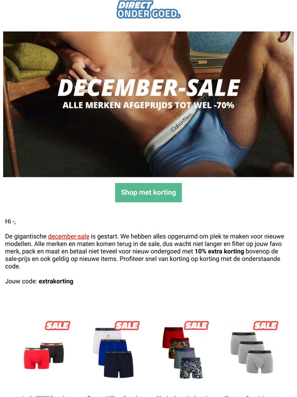 Sale is gestart + 10% korting op alles!
