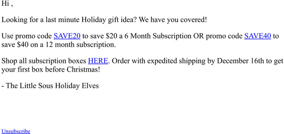 Holiday Shopping Just Got Easier