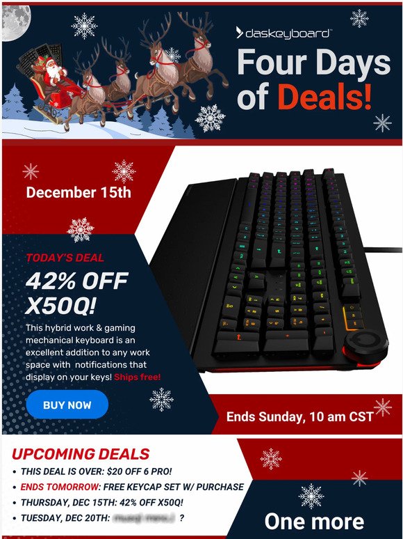 42% Off the X50Q! Holiday Deal #3