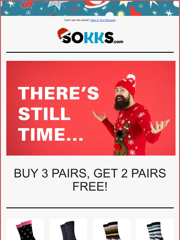 🎄 Sokks.com - There is Still Time to Order!