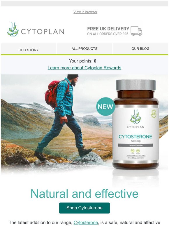 NEW Cytosterone now in stock!