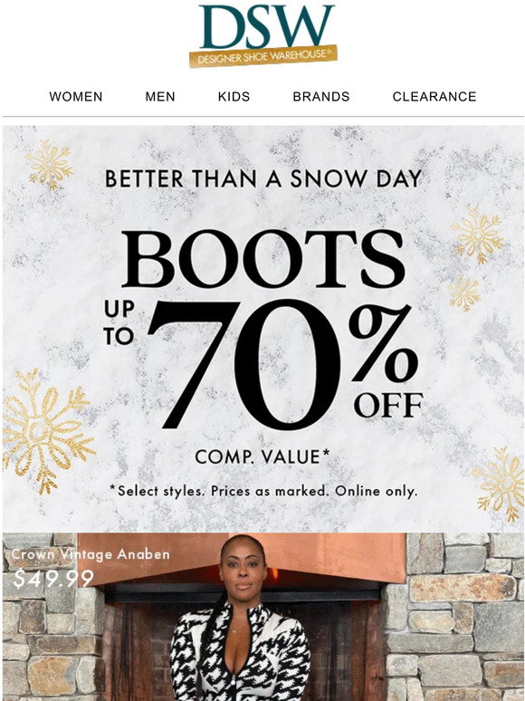 dsw It’s here the best boot deal of the year. Milled