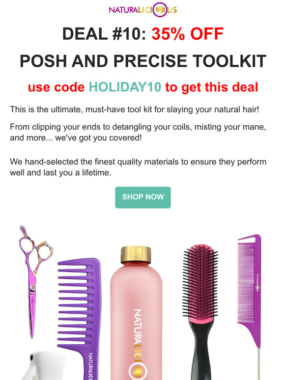 Day 10: 35% off Posh & Precise Toolkit!