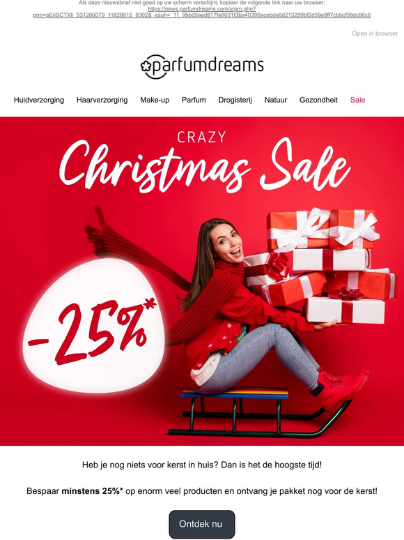 Parfumdreams Wees er snel bij en bespaar nog minstens 25*! 🎄 Milled