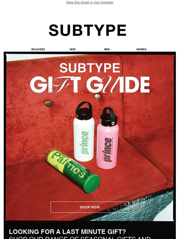 Last minute shopping? Explore our SUBTYPE Gift Guide.