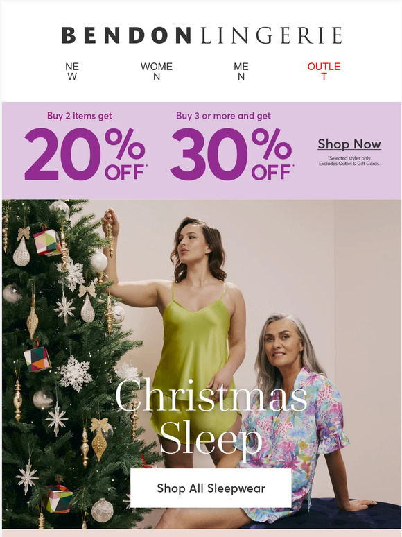 Bendon Lingerie NZ Dream Big In Christmas Sleepwear 💭💜 Milled