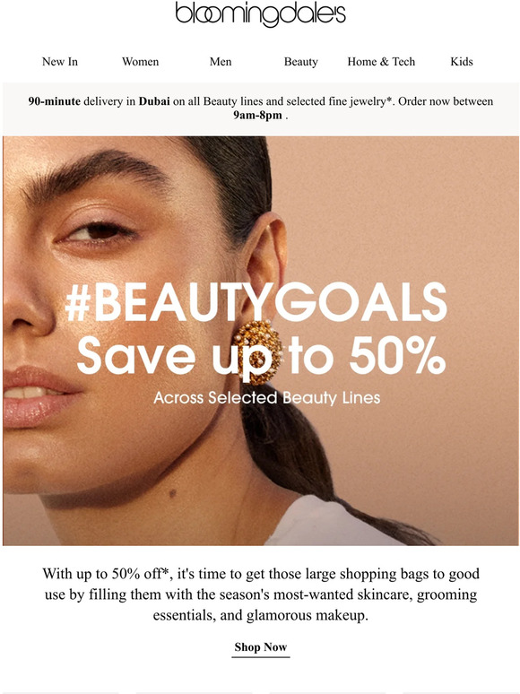 Beauty Goals! Up To 50% Off Skincare, Fragrances & More
