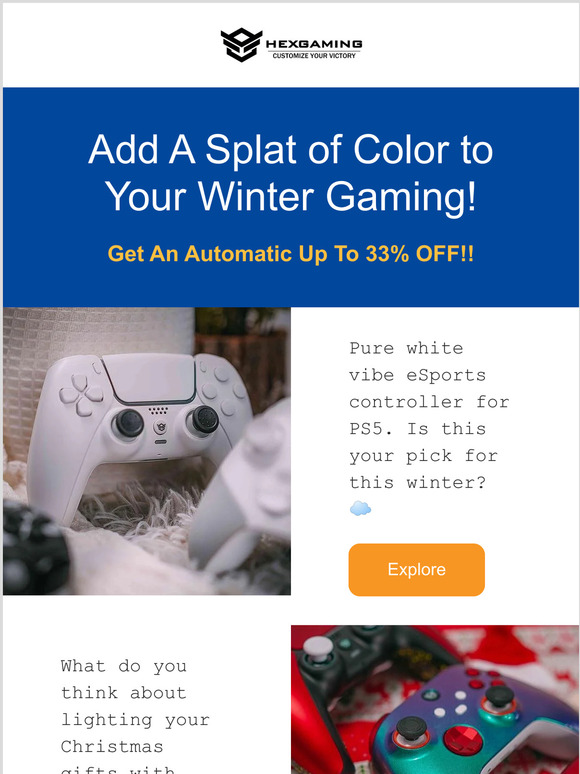 💫 Add A Splat of Color to Your Winter Gaming! - HexGaming Team