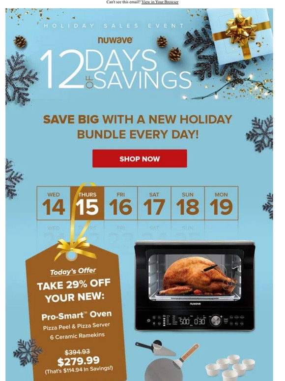 Day 11🎄Get 29% OFF Your Pro-Smart™ Oven!
