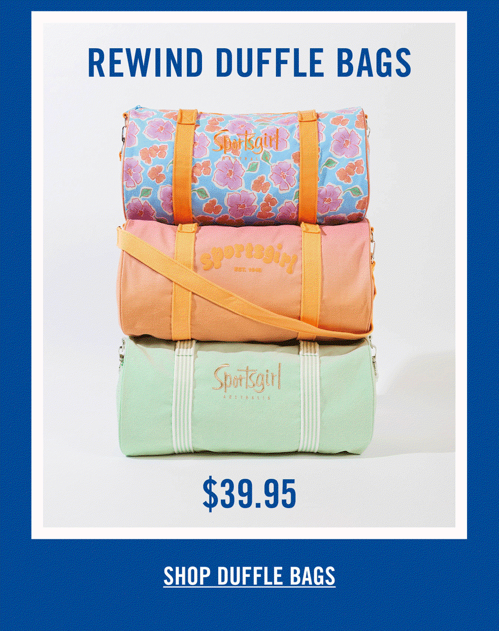 Rewind duffle bags