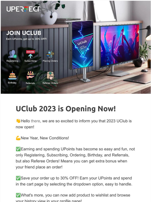 🎉UClub 2023 is Opening Now!