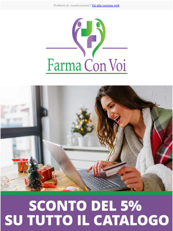 5% di sconto su tutto il catalogo: Scopri il codice sconto.
