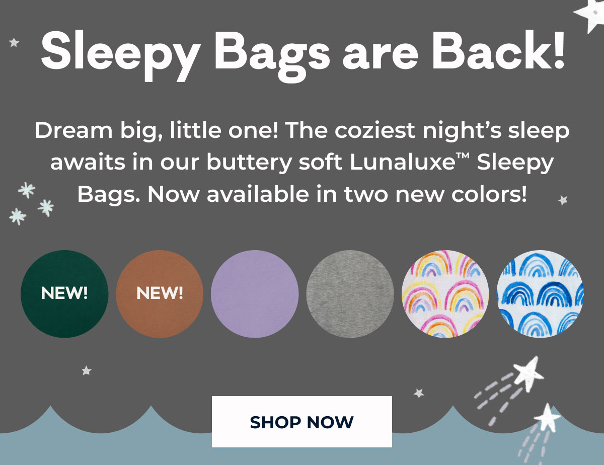Little Sleepies Sleepy Bags are Back!!! 🤩 Milled