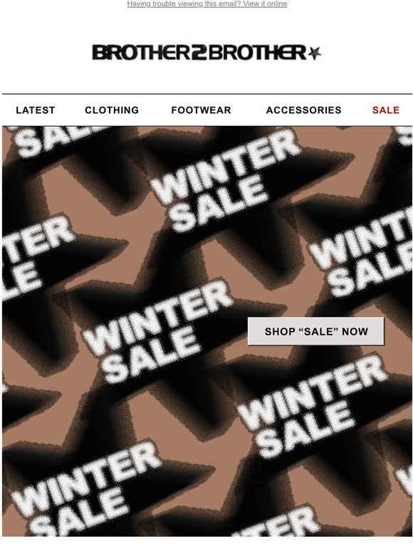 WINTER SALE - NOW LIVE | UP TO 50% OFF