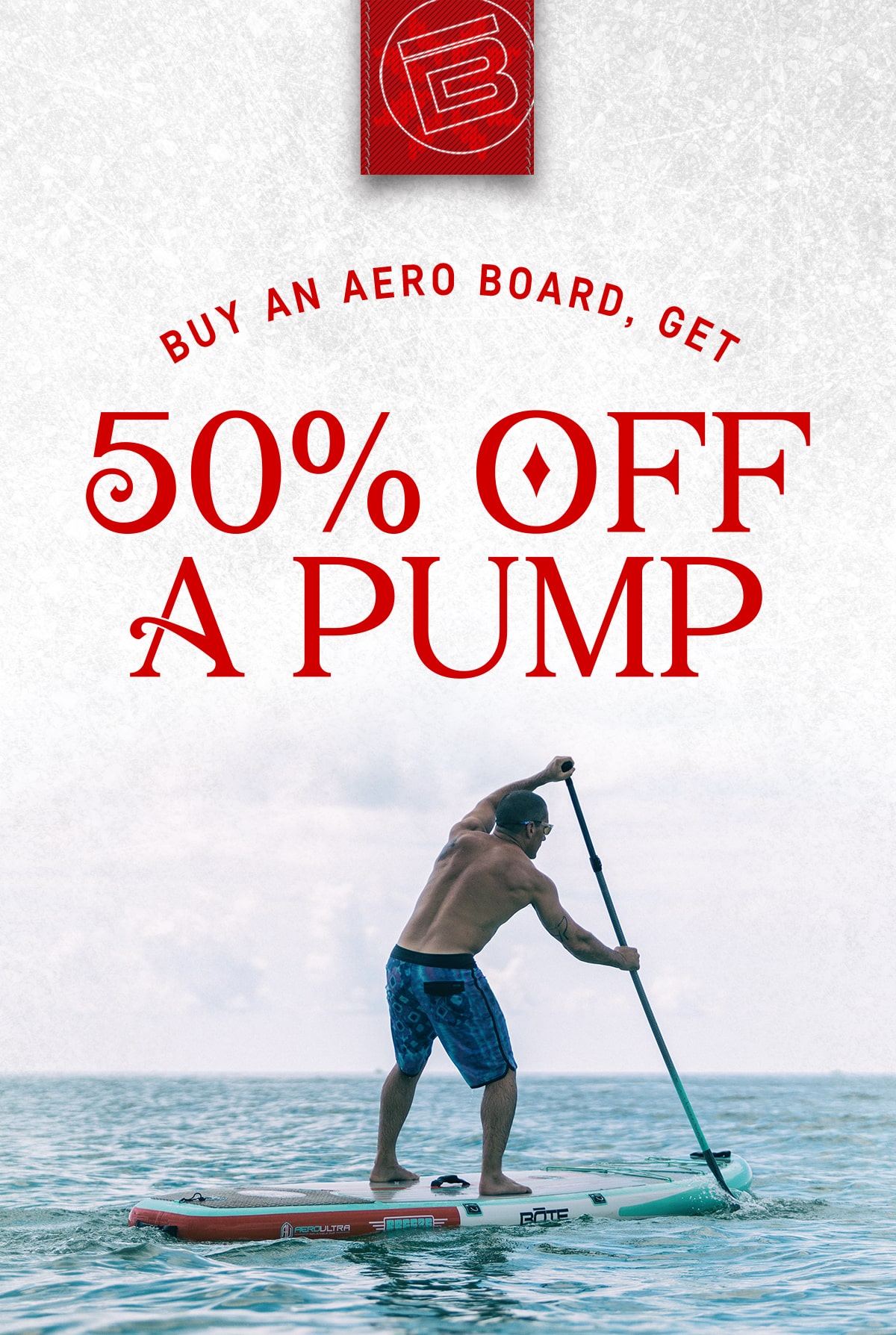 Buy A SUP, Get 50% Off A Pump