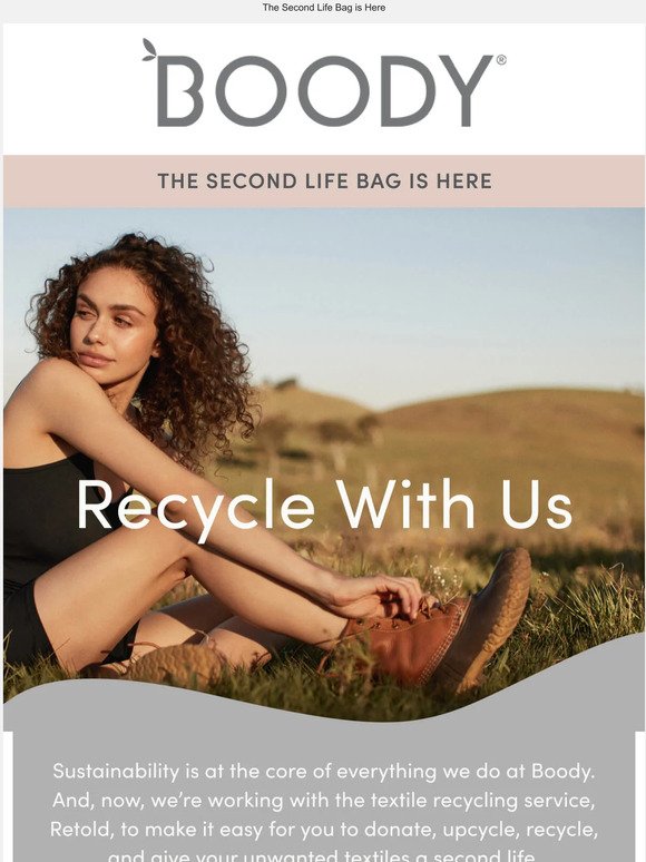 Give Your Clothes A Second Life With Our Recycling Program