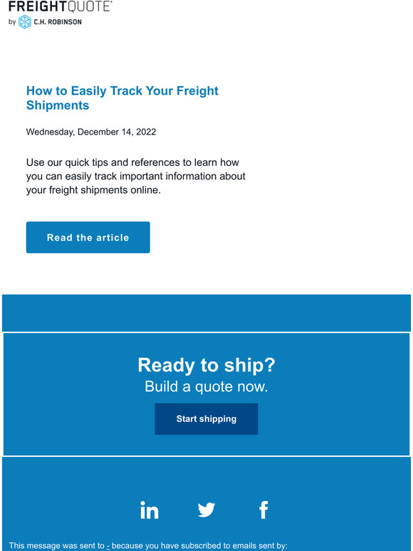 FreightQuote How to Easily Track Your Freight Shipments Milled