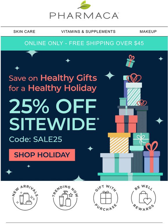 Happening Now - 25% off Site Wide