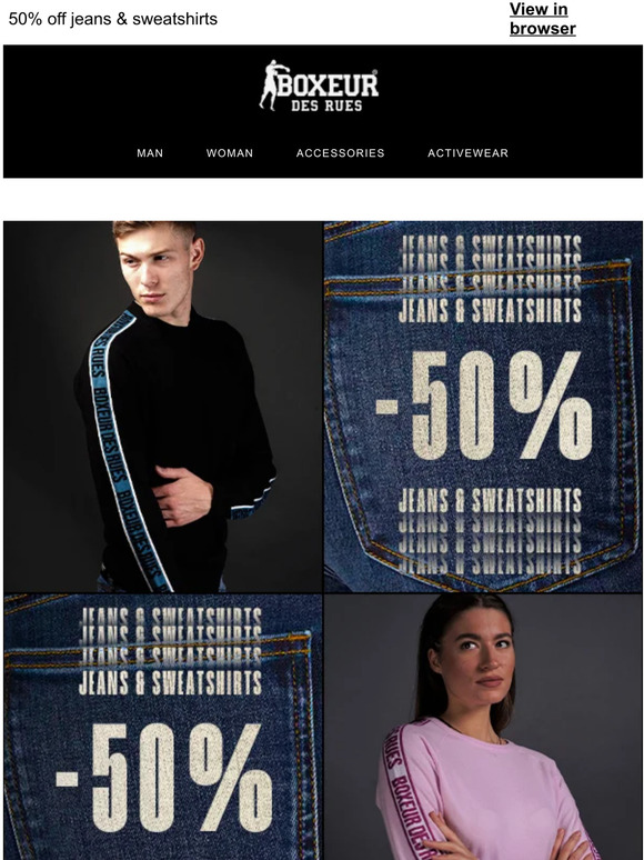 Get winter outfits for HALF THE PRICE