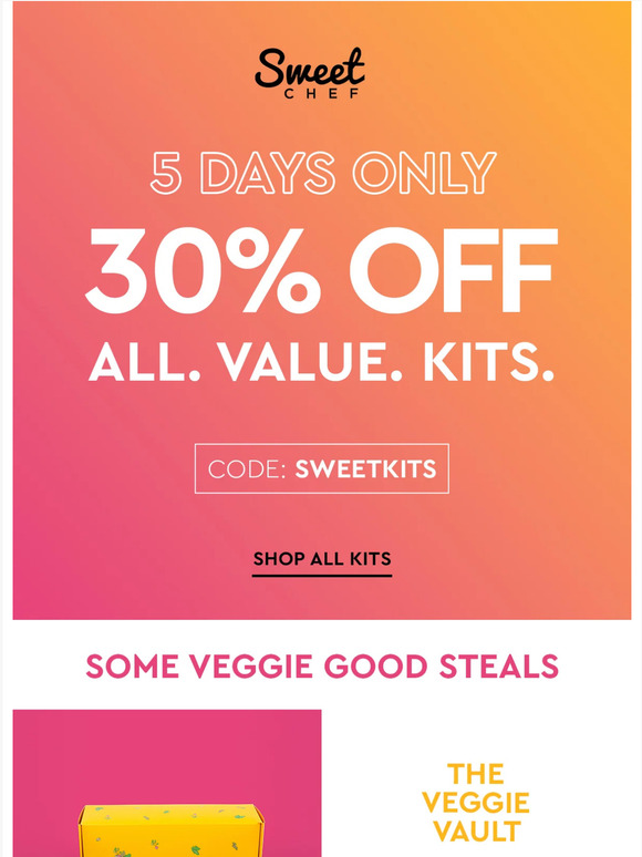 30% off kits starts now!