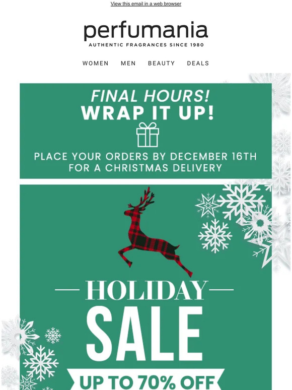 Final hours to get your gifts under the tree!