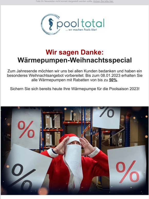 Bis zu 50% auf alle Wärmepumpen