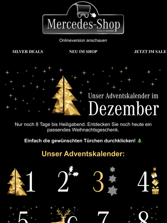 Der Mercedes Hartmann Adventskalender!