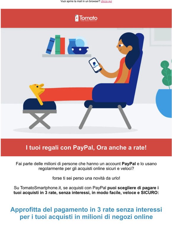I tuoi regali di natale, in 3 rate con Paypal! - TomatoSmartphone.it