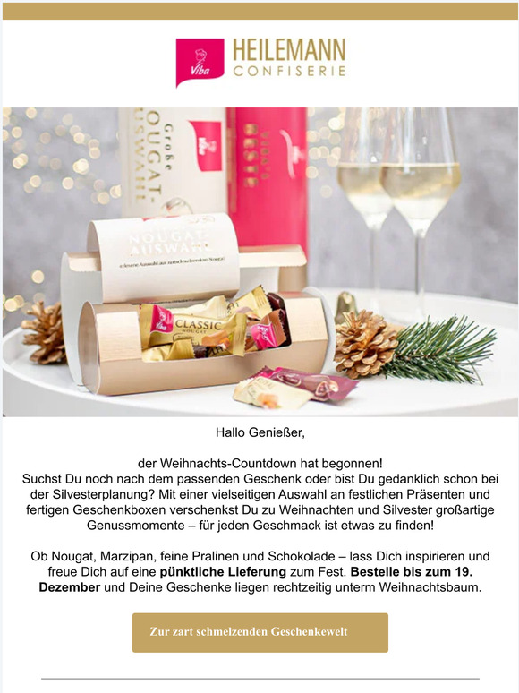🎅 Last Minute Weihnachtsgeschenke und süße Silvester-Glücksboten
