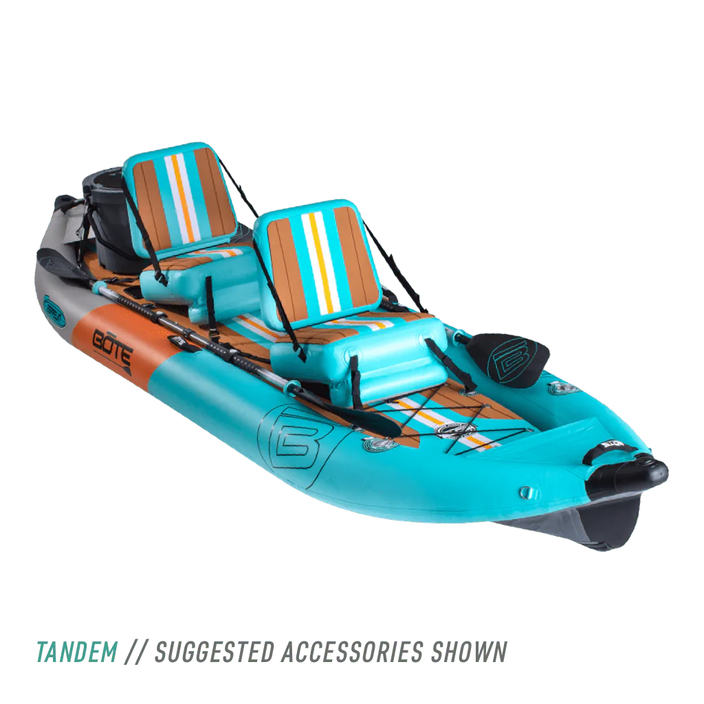 Image of Zeppelin Aero 12′6″ Native Aqua Inflatable Kayak Package
