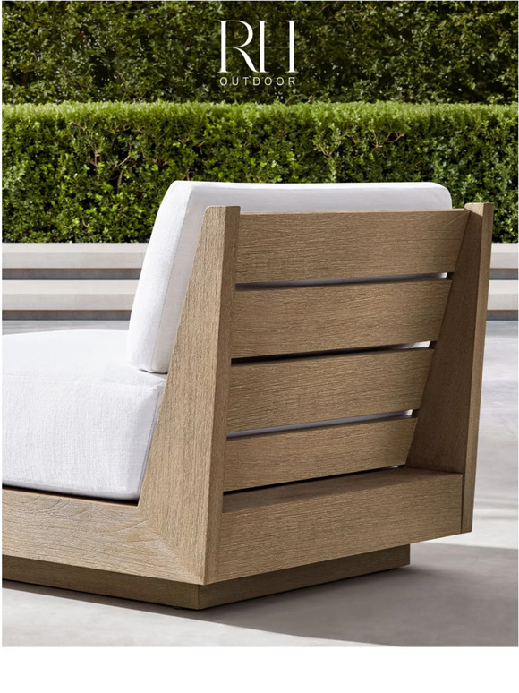 Restoration Hardware Modern & Modular. The Maya & Caicos Outdoor