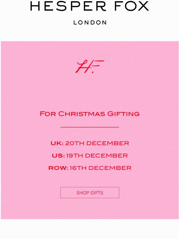 🎄 Hurry! Final Postage Dates for Christmas Gifting 🎄