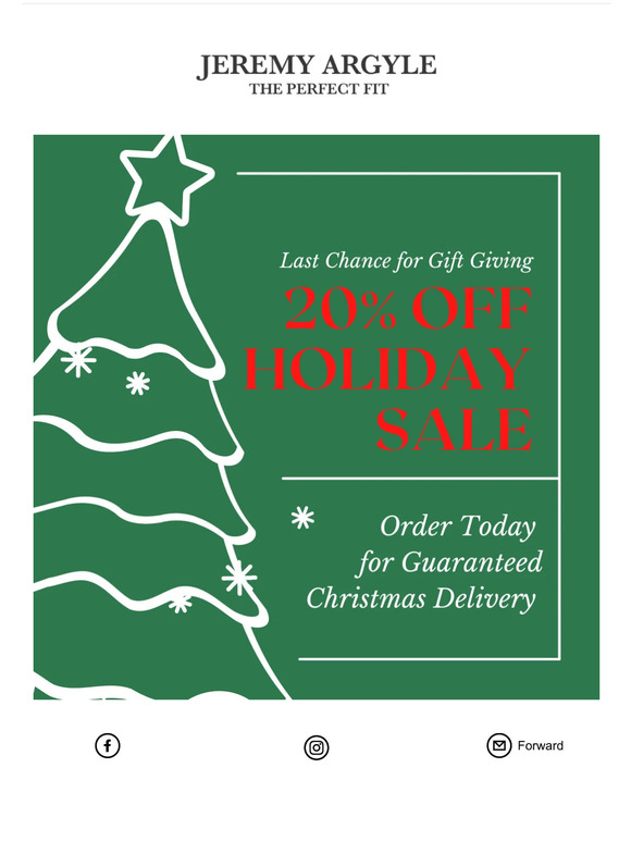 Order Today for Guaranteed Christmas Delivery