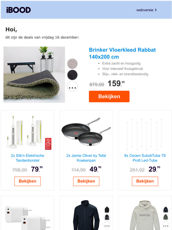 Tefal | Lacoste | Vloerkleden | Osram | TV sale | Helly Hansen