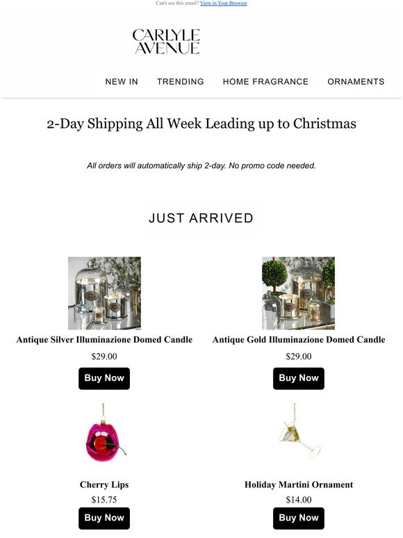It's not too late for Christmas! + New Arrivals