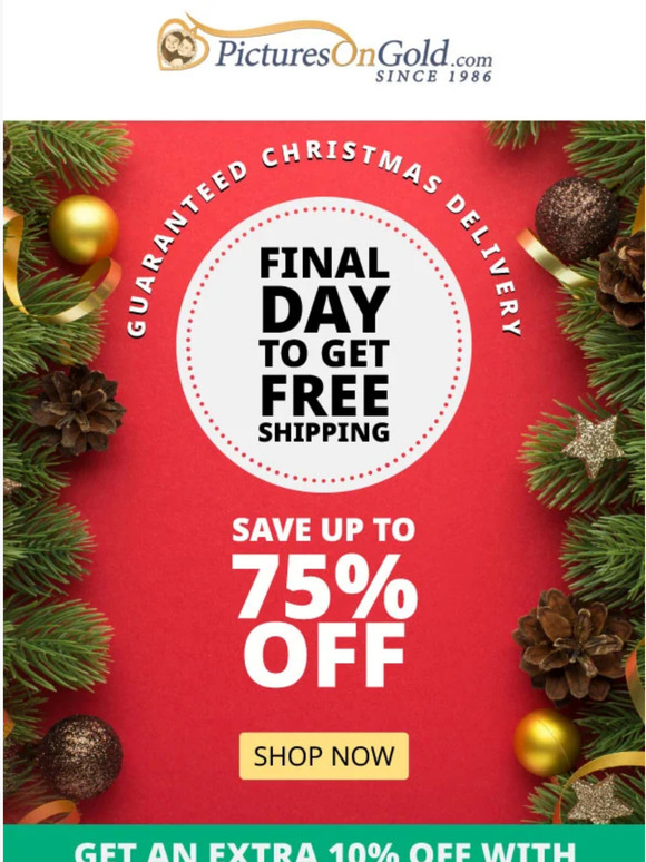 🆓 Hey, Free Shipping Ends Today!