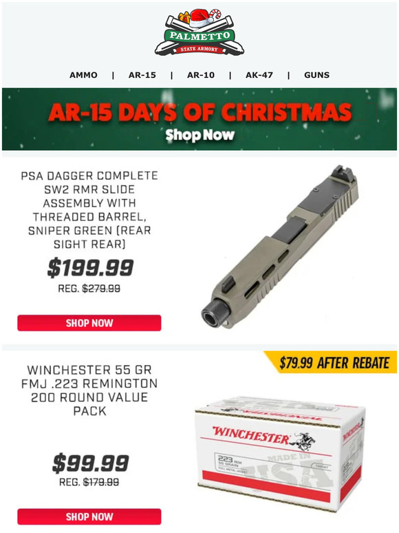 Palmetto State Armory Twas the Weekend Before Christmas...and There's