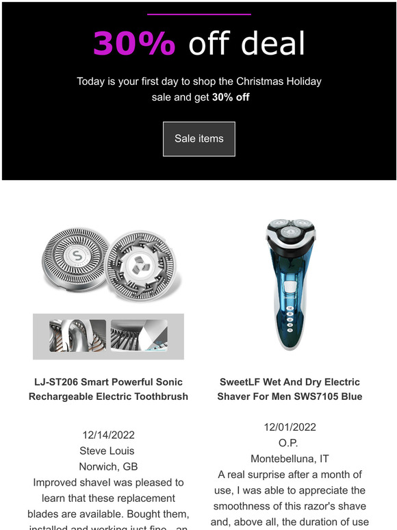 30% off, Limited inventory, Christmas Promotion, Merry Christmas!