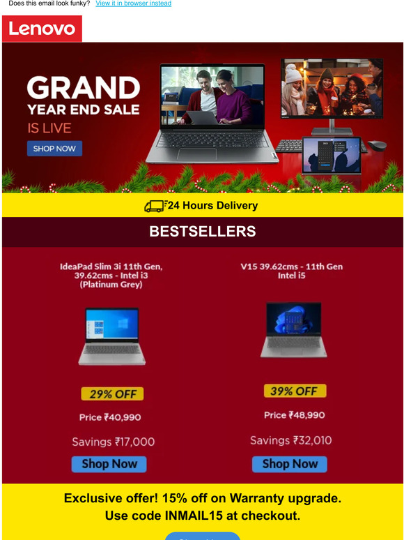 Grand End-of-Year Sale Live NOW – ready, set, save!