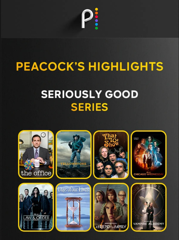 Peacock TV What happened this year on Peacock? 🎊 Milled