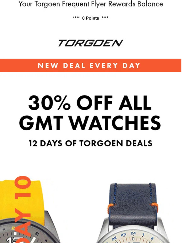 Today Only: 30% Off All GMT Watches!