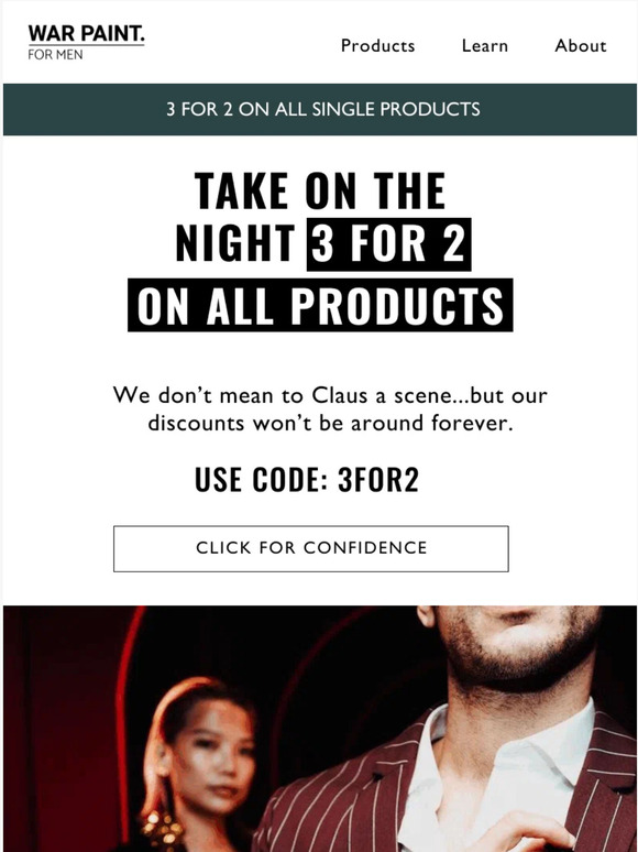 3 for 2 is ending soon! 💥