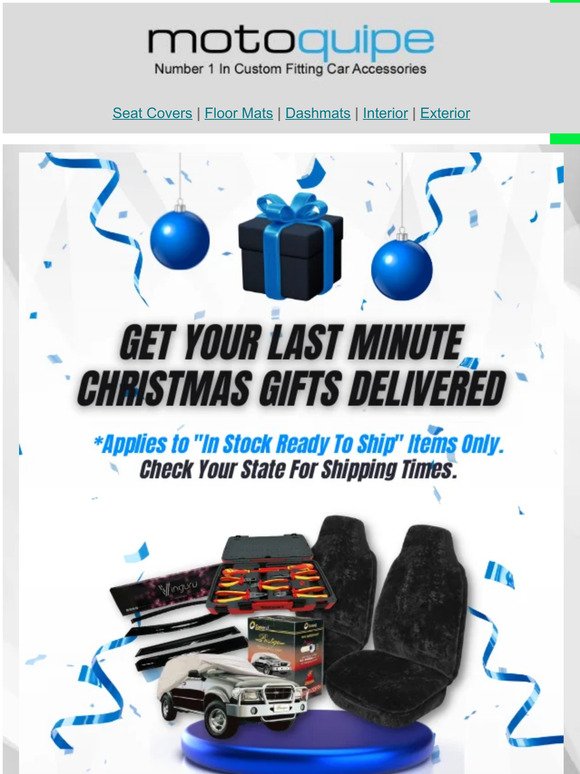Order Your Last Minute Christmas Gifts Delivered