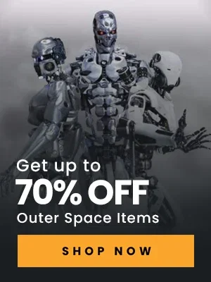 Get up to 70% OFF Outer Space Items