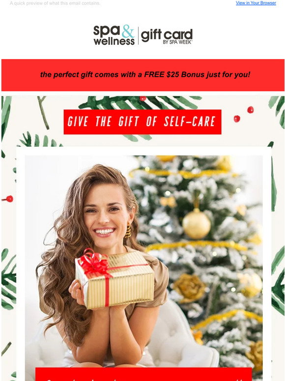 Spa Week: LAST DAY! Free $25 Bonus With A $50 Spend... | Milled