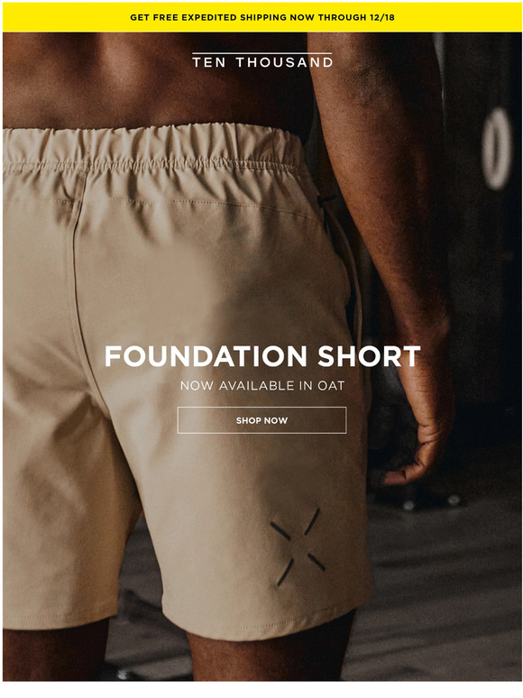 Ten Thousand The Foundation Short In Oat Milled