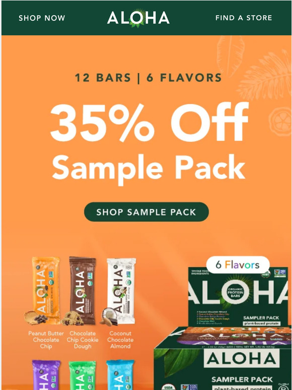 35% Off Sample Pack