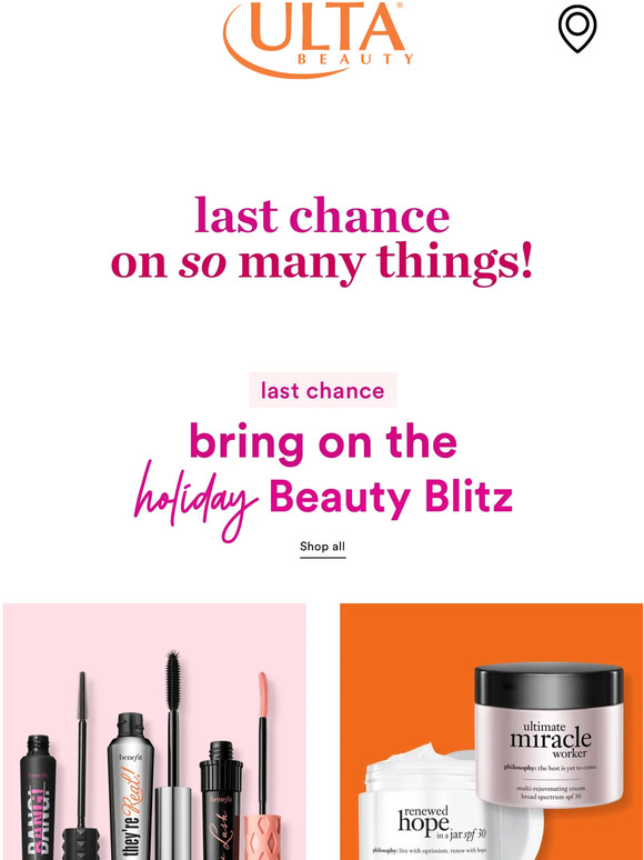 Ulta Beauty Get 10 off 40 or 20 off 100 👏😍 Milled