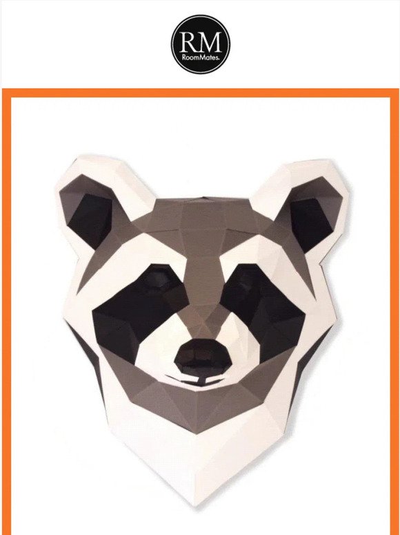Make your room decor POP with Paper Animal Head Trophies by Agent Paper!