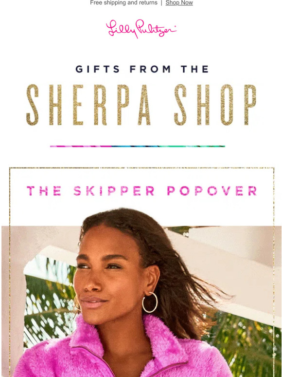 Lilly Pulitzer 4 Great Sherpa Gifts Milled